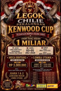KENWOOD CUP 1 MILIAR sukses digelar di Lapak Legok Chile Pekalongan. Simak hasil lomba, suasana pertandingan, dokumentasi, dan berita lengkap hanya di FM FARM KEEPERS.