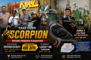 SCORPION Resmi Take Over Rp400 Juta, Pindah Kandang dari Grendasebah ke Lucky 66 Tangerang